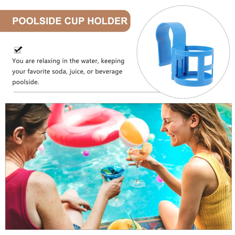 Outanaya Cup Holder for Above Ground Pool Clip Drink Holder