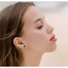 Belinda Jewelz Pendientes de tuerca para mujer de 5 mm