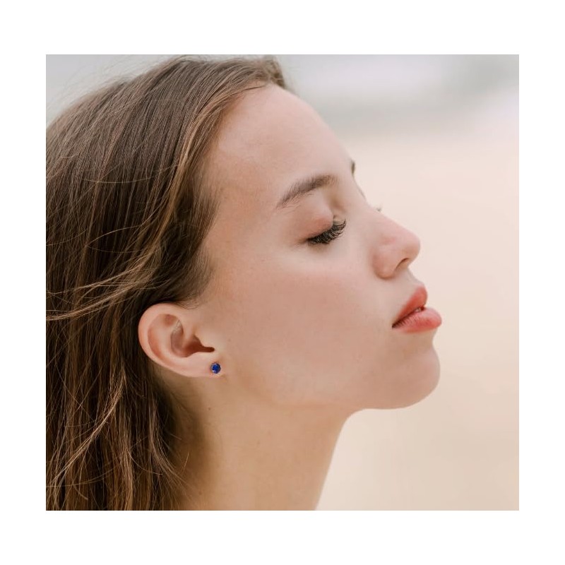 Belinda Jewelz Pendientes de tuerca para mujer de 5 mm