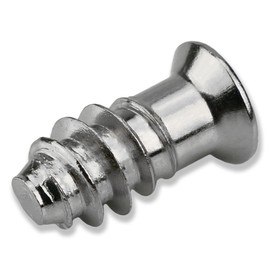 Mprofi MT® 100 x Euro Screws 6.3 x 13 mm - Furniture Screws with Countersunk Head - Connection Screw Full Thread Bore Diameter 5 mm - Galvanised Steel Special Screw for Drawer Rails, Hinges - EV/100