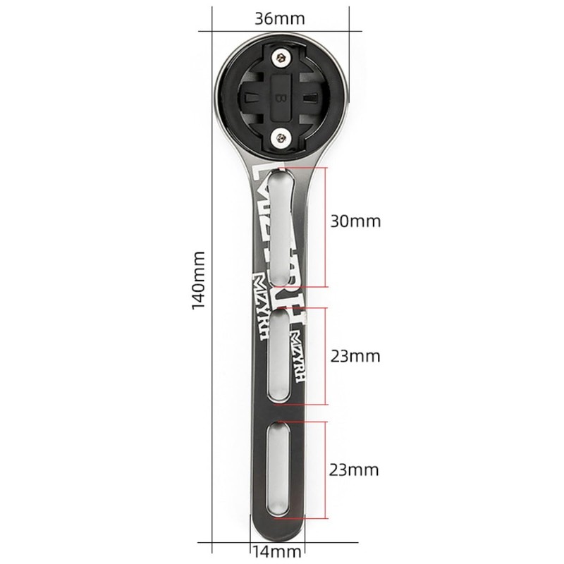 HOUSON Bike Computer Holder, Aluminium Bicycle Computer Mount Integrated Handlebar