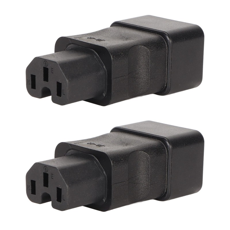 2pcs IEC320 C20 to IEC320 C15 Power Adapter Professional Standard