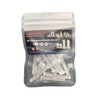 PC(Polycarbonate) Plastic Transparent Metric Phillips Flat Head Screws with Nuts