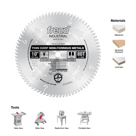 Freud LU77M010: 10" Medium Stock Aluminum Blade