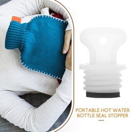Pack of 2 Hot Water Bottle Stoppers Hot Water Bag Caps Small Rubber Stoppers Washers Water Bottle Reusable Rubber Stopper Hot Water Bag Stopper Medium Bottle Bag