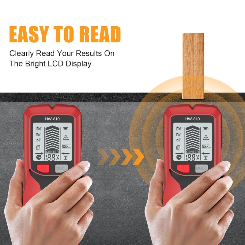 Stud Finder Wall Scanner, 6 in 1 Stud Detector, Wall