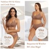 Vertvie Womens Seamless Bra No Underwire Comfort Push Up Bras