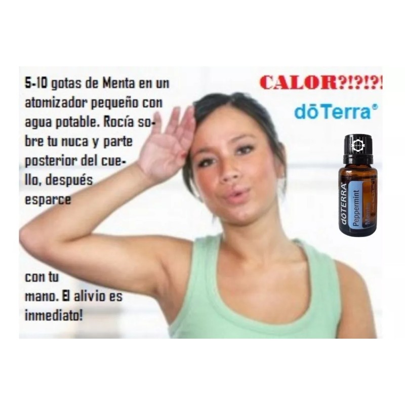 Doterra Aceite Esencial Menta Doterra 15ml Digestion/energía +regalo