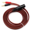 2X XLR to Banana Speaker Cable,XLR 3 Pin Female to