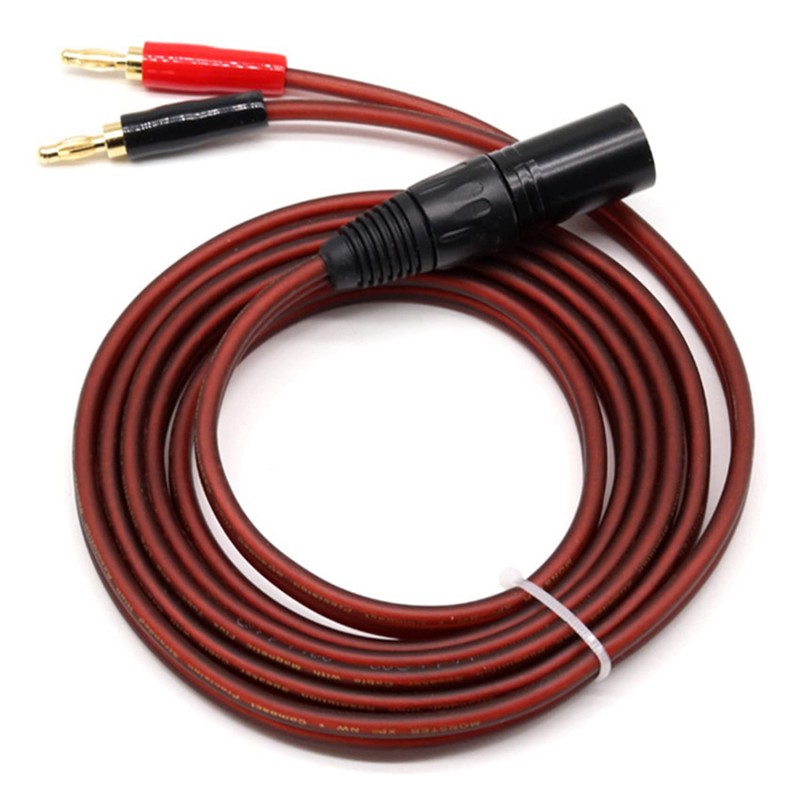 2X XLR to Banana Speaker Cable,XLR 3 Pin Female to