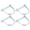 sourcing map 4Pcs 1/4" Dia Trailer Coupler Pin, 2-3/16" Long