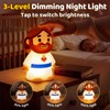 Caaaat Jesus Night Light for Kids, BPA-Free Silicone, 30-Min Timer