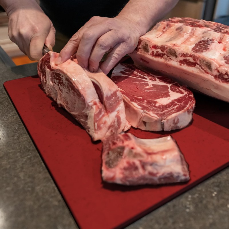 Dexas NSF Certified Polysafe Cutting Board with Handle, 11 x