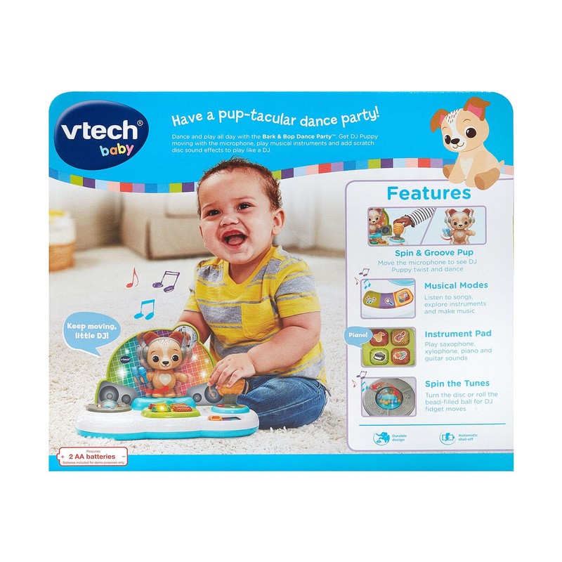 VTech Bark and Bop Dance Party Musical DJ Puppy Toy