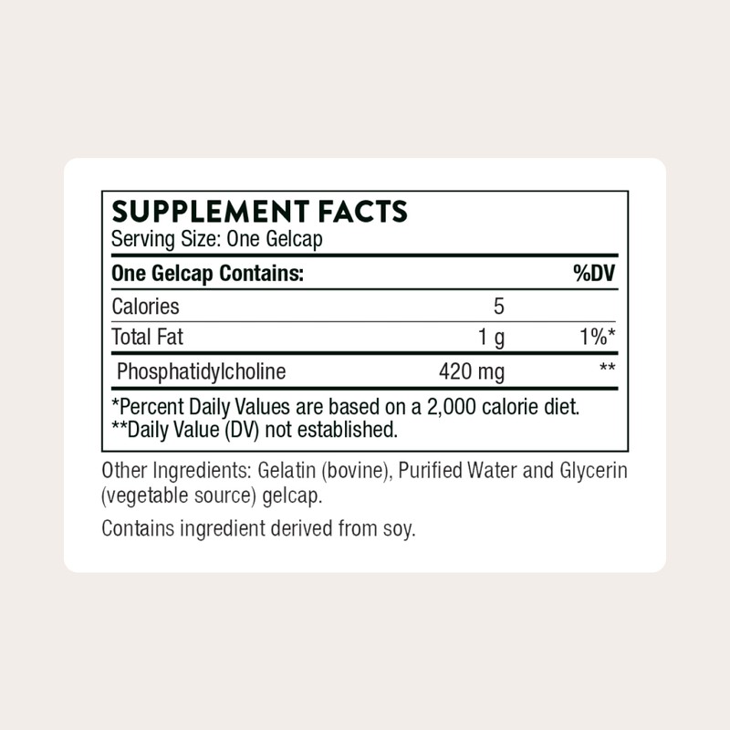 THORNE - Phosphatidyl Choline - Phospholipid Complex for Cell Membrane