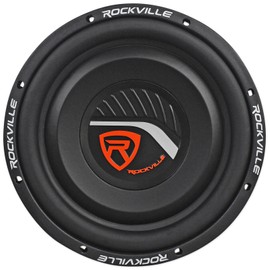 Rockville W12T4S4 12" Shallow 1400w Peak Car Subwoofer Sub 350w RMS CEA Rated