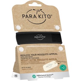 Para'kito Mosquito Adult Wristband Black 1 Each