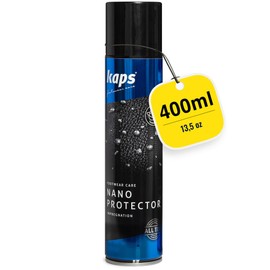 Kaps Nano Protector – 2x13.52 fl oz – Shoe & Boot Waterproofer for Leather, Suede, Nubuck, Textile & Canvas – Repellent