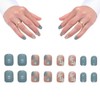 16 Jelly Grün Ombre UV Gel Nagelfolie, Nagelfolie Selbstklebend, Nagelaufkleber,