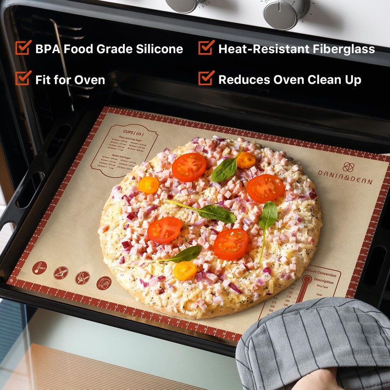 Silicone Baking Mat,36" x 24" Extra Thick Large Non Stick