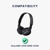 kwmobile Ear Pads Compatible with Sony MDR-ZX110 / MDR-ZX310 Earpads