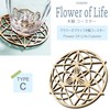 A'sTool Set of 3 Sacred Geometric Coasters (C)
