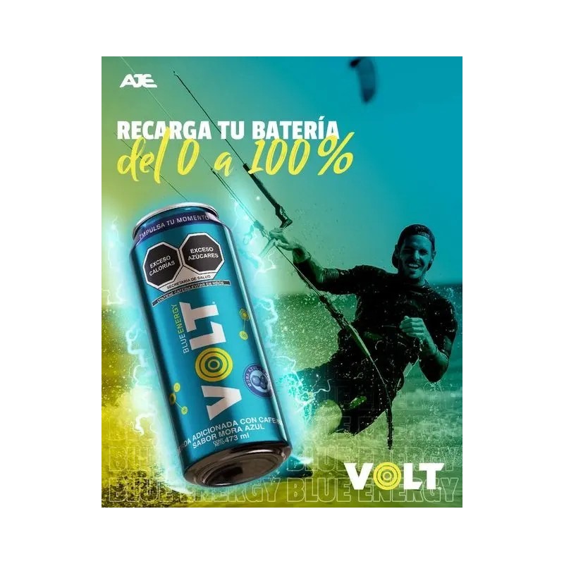 Bebida Energizante Volt Blue 473 ml
