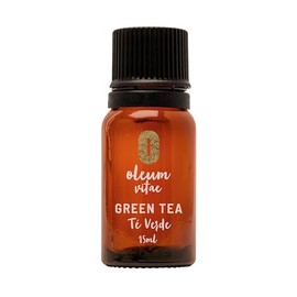 OLEUM VITAE Aceite Esencial de Té Verde Camellia Sinensis 100% Puro y Orgánico 15 ml Hecho en India Certificado UK Aplicación Interno Externo y Aromático