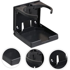 Alipis Portavasos Color Aleatorio de Abs Negro Plegable para Coche Diseño Fácil de Almacenar Adecuado Interior del Automóvil