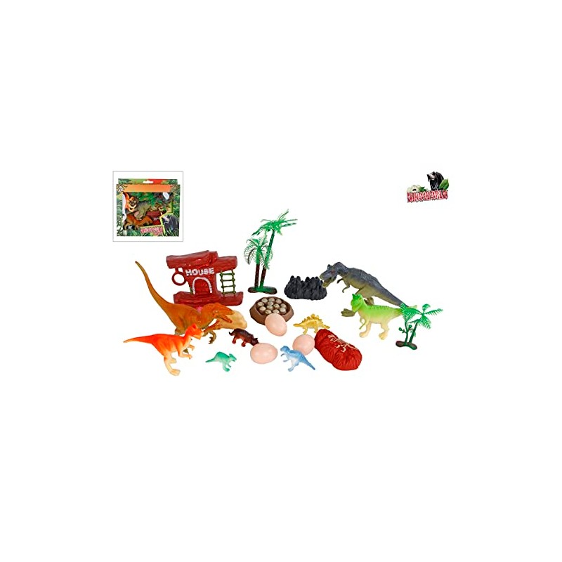 Dinoworld 570402 Playset (Dino Figures and Accessories, Dinosaur Playset 19