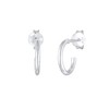 Elli Timeless Creole Earrings Basic Must-Have Trend 925 Sterling Silver,