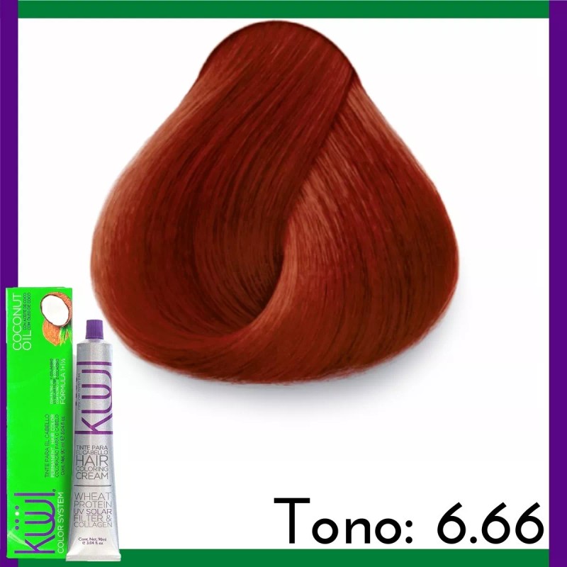 Kuul Tinte Permanente Gama Rojos Tono A Elegir Tubo 90g