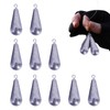 Fishing Drop Shot Weights - 10X Lead Sturdy Teardrop Shape