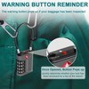 ZHEGE Luggage Locks, Cable Lock TSA Approved with White Numbers,