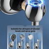 Shower Head Holder, 720° Universal Adjustment Shower Head Bracket, No