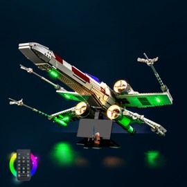 VONADO LED Light Kit Compatible with X-Wing Starfighter, Remote Control Lighting Compatible with X-Wing (No Model), Creative DIY X-Wing 75355 Lights for Adults (ONLY Lights)