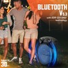 Dazone 15" Party Bluetooth Speaker Rechargable Subwoofer Karaok Wireless Mic