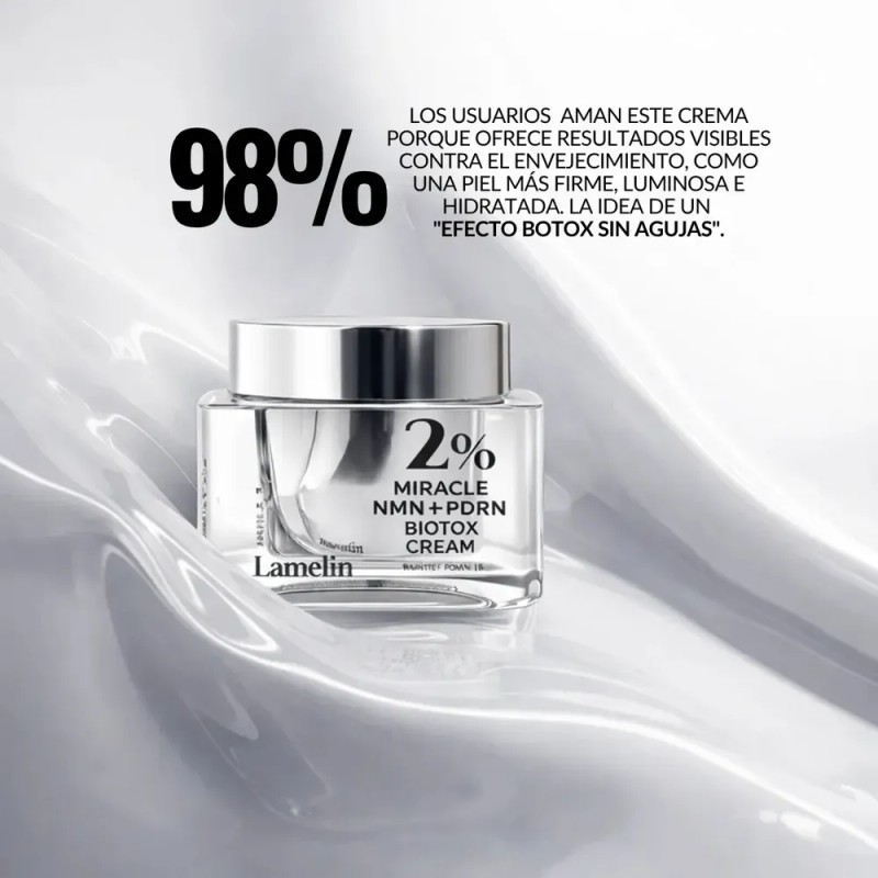 Crema Lamelin NMN y PDRN Biotox: Antiedad, Regeneradora e Hidratante