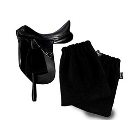 Aiko Stirrup Protector Stirrup Protector Stirrup Cover Stirrup Cover Black Fleece 1 Pair (Black)