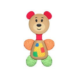 Ricitos de Oro Sonaja Mordedera Ricitos De Oro, color, 1 count, pack of/paquete de