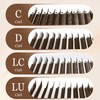 Brown Spikes Lash Extension Natural 3D Flora Eyelash Extensions