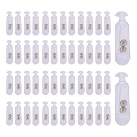 Fishing Lure Bait Rattle, Pack of 50 15 mm Fishing Bait Insert Tube Rattles Fishing Accessories for Soft Fish (White) Other Fishing Tools and Accessories Other Fishing Tools and Accessories