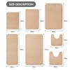 MIULEE 1 P Non-Slip Hydrophilic Memory Foam Bath Mat Superfine
