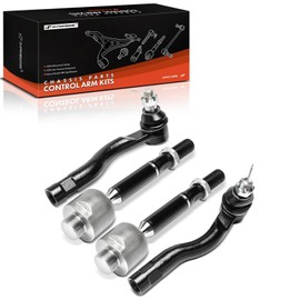 A-Premium Set of 4, Front Inner and Outer Tie Rod End Kit, Compatible with Toyota Tundra 2007-2021, Sequoia 2008-2022