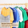Enjamyo 18 Pack Clothes Hangers, PVC Coating Sweater Hangers, 16.5