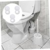 CIYODO 6pairs Toilet Bowl Ring Covers of Push-Bolt Caps Easy
