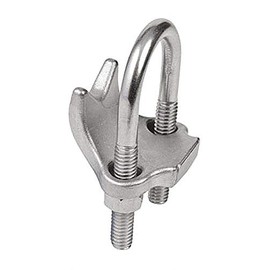 Right Angle Beam Clamp, 1 in, Brite Finish