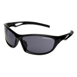 Captain Stag CS-S008-2 Men's Sports Sunglasses, Plastic Frame, Black