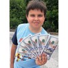 Zugar Land $100 Money Wallet. One Hundred Dollar Bill Printed
