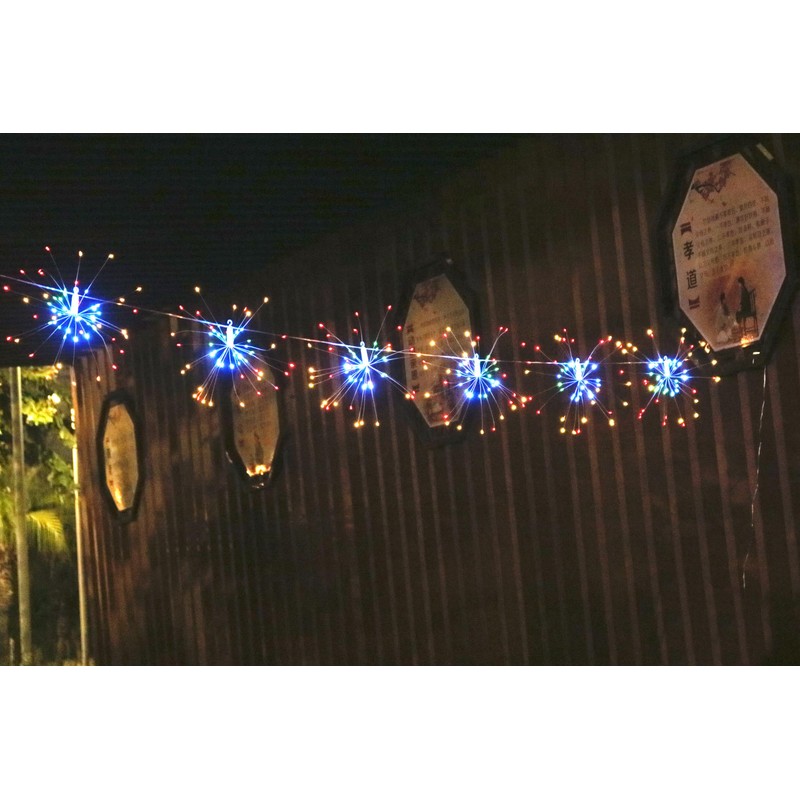 Dreamworth Remote Firework Copper Wire Lights, 10 Connection Total 600